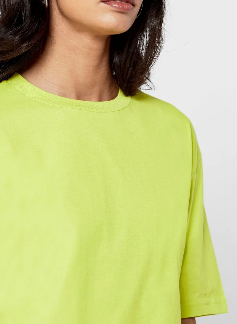 Ginger Basics 3 Pack Oversized Round Neck T-Shirt