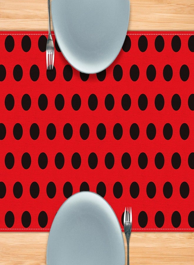 Pudodo Ladybug Table Runner Ladybug Themed Birthday Baby Shower Party Decoration Kitchen Dining Room Home Decor - Image 5