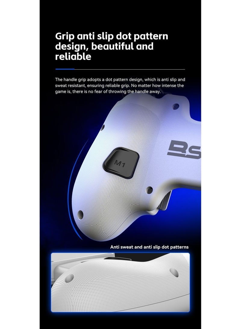 وحدة تحكم الألعاب القابلة للتمديد D10 Delta لأجهزة PS4 وAndroid وiOS والأجهزة اللوحية وSwitch وXbox Streaming Controller (أبيض) - Image 3