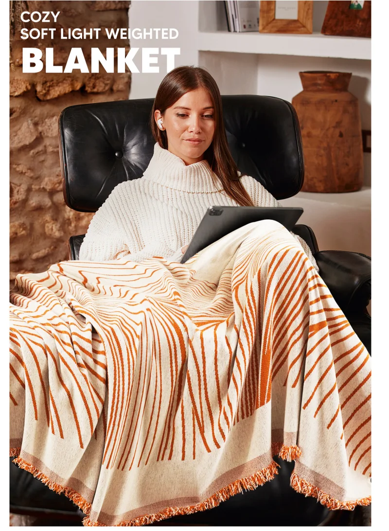 AC&L AC&L Knitted Blanket For Bed, Couch, Sofa, Chair Throw Blanket For All Seasons - Cozy Soft Light Weighted Blanket For Picnic, Travel, Home Decor Gift