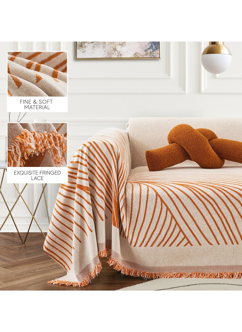 AC&L AC&L Knitted Blanket For Bed, Couch, Sofa, Chair Throw Blanket For All Seasons - Cozy Soft Light Weighted Blanket For Picnic, Travel, Home Decor Gift  - Image 3