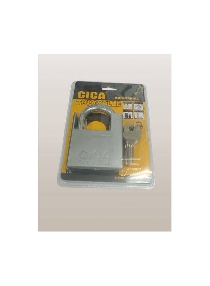 70mm solid security lock, rust-resistant, high quality, anti-break  - Image 1