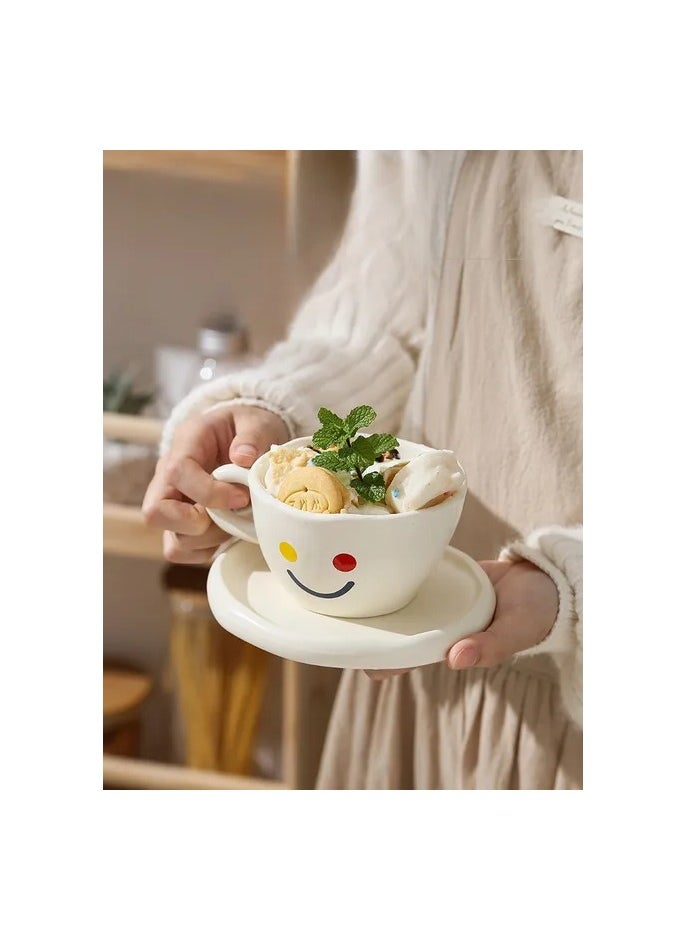 ماركة غير محددة - كوب قهوة سيراميك بمقبض - Image 1