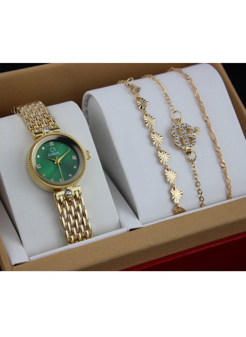 Reclaim with Argireline Women's evening watch set 