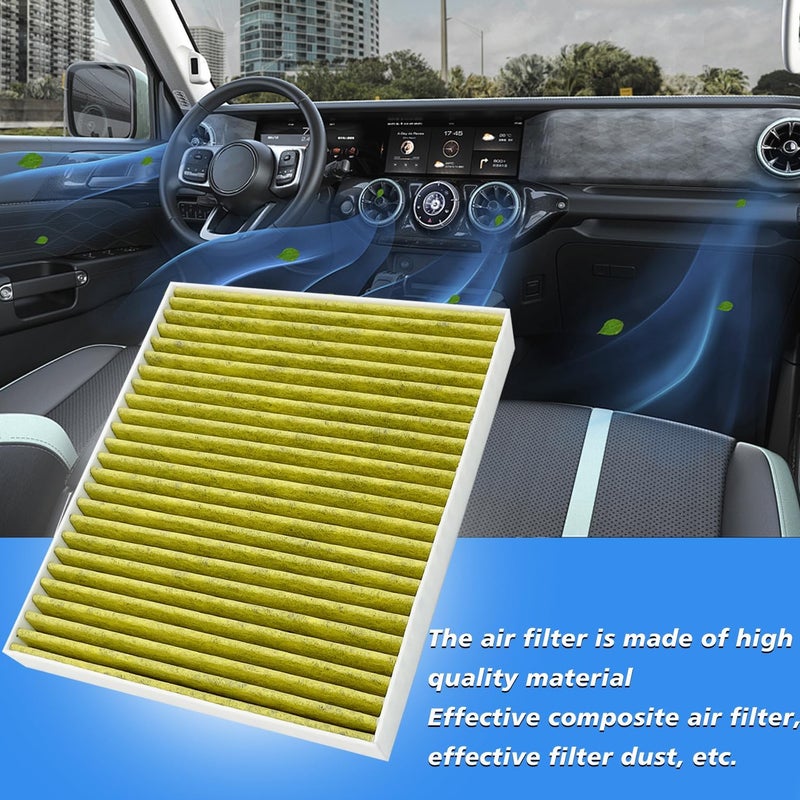 Capume Cabin and Engine Air Filter Fits for 2019-2025 Chevrolet Silverado 1500, Tahoe, Suburban, Sierra 1500, Yukon, Yukon XL, Escalade, Fits 13356916, 84121219, CF11966, CA12404 - Image 4