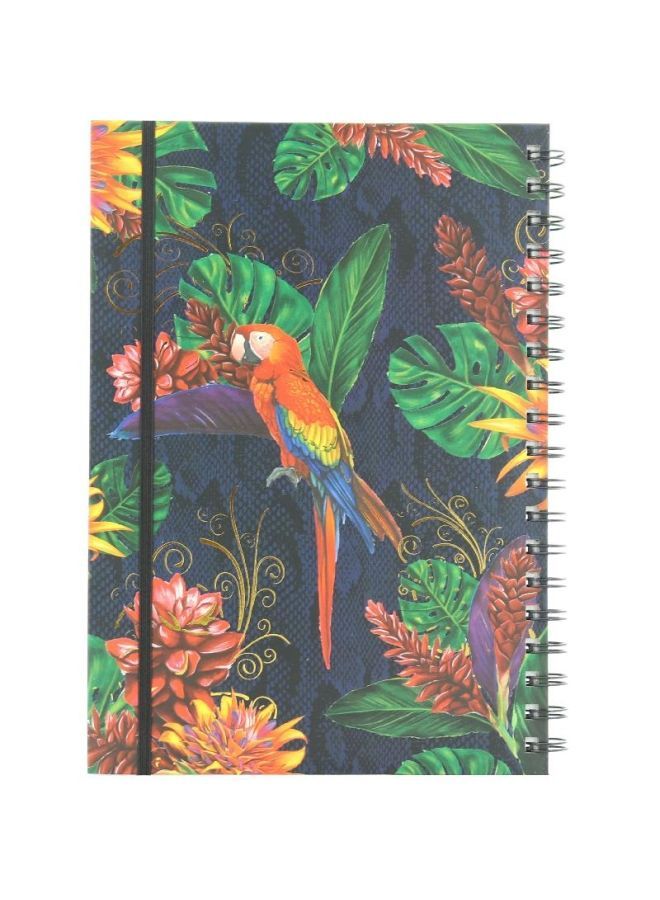 NIBEMINENT B5 Lined Parrot Notebook Multicolour