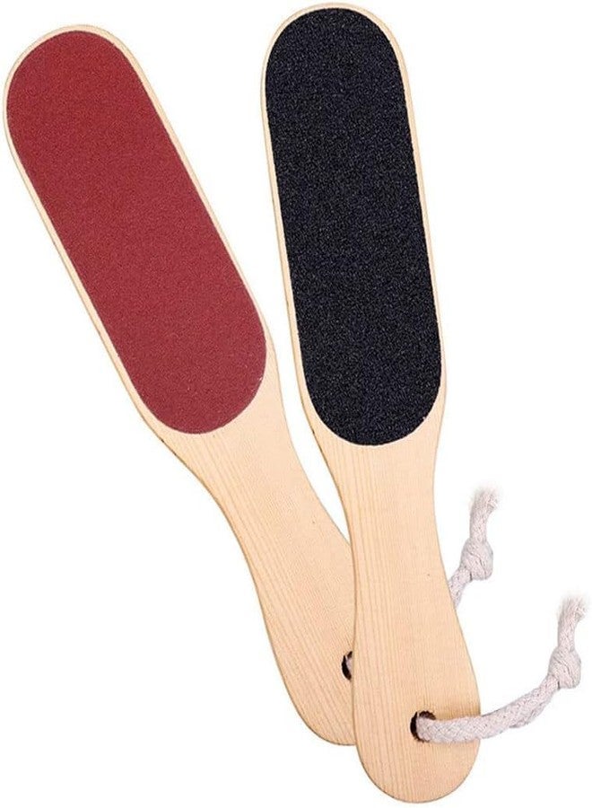 Aternal Foot Rasp Double Sided Pumice Stone Wooden Handle Foot File Tool for Foot Care Pedicure Surface Tool - Image 1