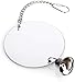Litewoo Bird Mirror Toy with Bell Swing Hanging Ringer Leather Mirror Toy Parrot Cage Accessories Decoration for Small and Medium Parakeet Cockatiel Finch Lovebird Conure Budgie Cockatoo African Grey E - Image 3