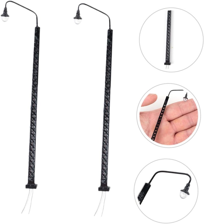 جاتويدا 2 قطعة مقياس مع ضوء لتزويد المنزل ومشاهد قطار النموذج - Image 2