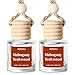 AirDrive Car Air Freshener Mahogany Teakwood 2 Pack Hanging Air Freshener Diffuser Cute Car Accessories Air Freshner for Women Men Gift NonToxic Car Scent Long Lasting Oil Diffuser Made in USA - Image 2
