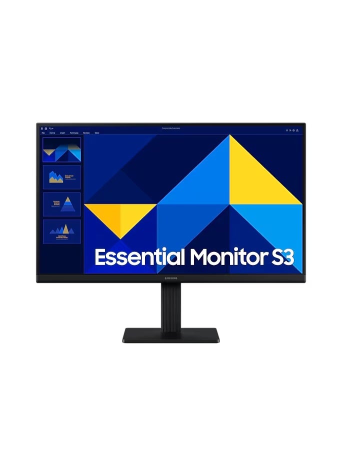 سامسونج شاشة أساسية 22 بوصة S3 S30GD بدقة Full HD، معدل تحديث 100 هرتز، زمن استجابة 5 (GTG)، لوحة IPS، وضع الألعاب، وضع حماية العين - LS22D300GAMXUE - Image 1