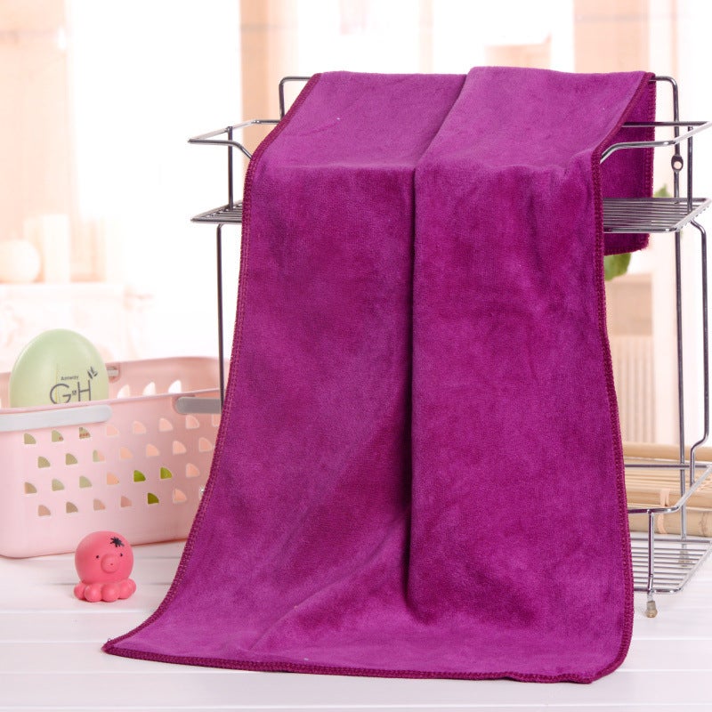 Barber shop beauty salon special Baotou dry hair towel hair salon hair sweat steaming pedicure thick absorbent towel wholesale - Image 1