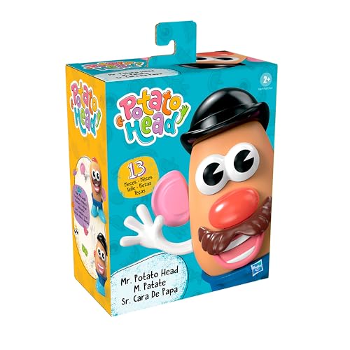 Mr. Potato Head Mr. Potato Head Set with 13 Parts and Pieces, Toddler and Preschool Toys for 2 Year Old Boys and Girls and Up - Image 2