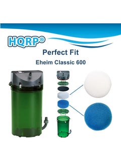 HQRP HQRP Fine and Coarse Media Filter Pads (3+2) Compatible with Eheim Classic 600/2217 External Aquarium Canister Filter  - Image 2