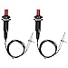 YOUTHINK YOUTHINK Piezo Spark Ignition, 2 Pcs 1 Out 2 Push Button Piezo Igniter Piezoelectric Ignition with 1 Meter Ignition  - Image 2