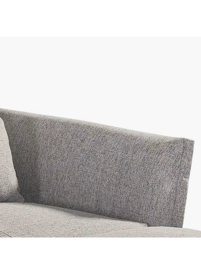Home Box Soho 3-Seater Grey Fabric Sofa for Living Room - Image 4