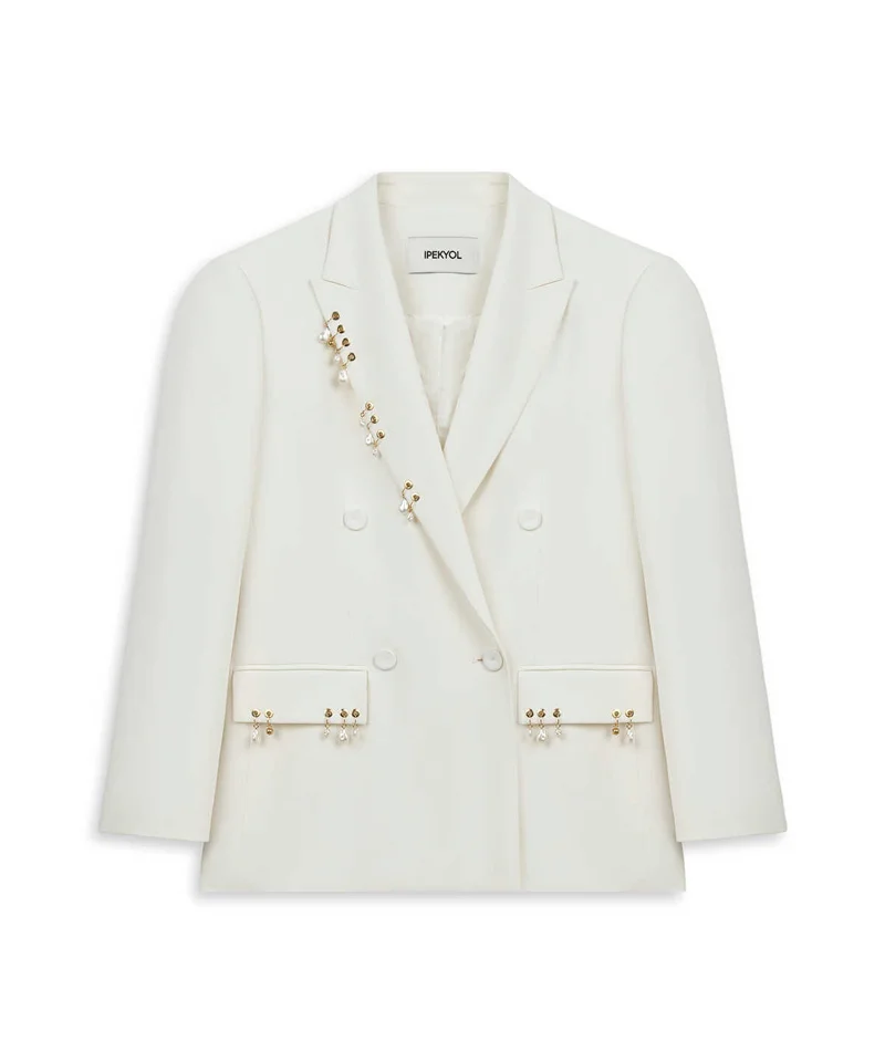 Ipekyol  Embellished Blazer for Women | Best Price UAE