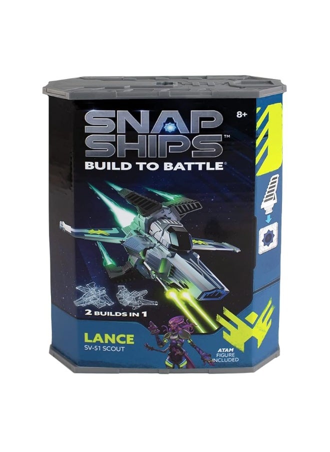 â€” Lance SV-51 Scout â€” Construction Toy for Custom Building and Battle Play â€” Ages 8+