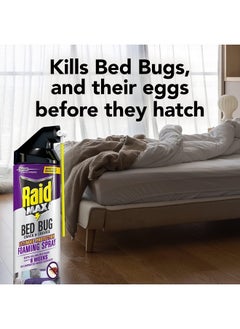 RAID Max Bed Bug Crack & Crevice Extended Protection Foaming Spray, Kills Bed Bugs for up to 8 weeks on Laminated Woods and Surfaces, 17.5 oz  - Image 4