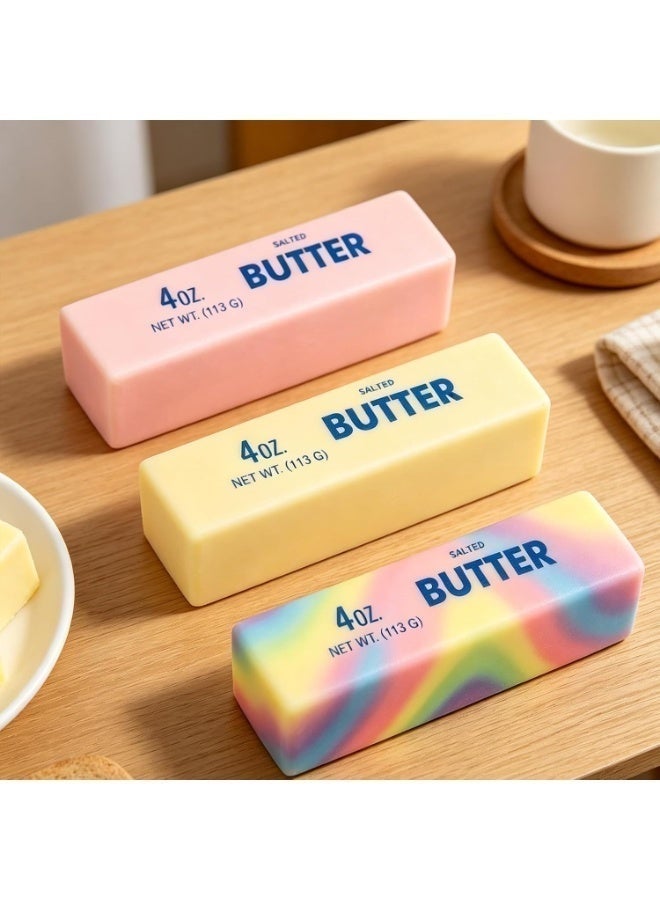 LuckyNov Butter Stick Decompression Toy Slow Rebound Realistic Butter Squeeze Stick Portable Slow Rise Soft Clay For Adults To Relieve Anxiety And Stress, Sensory Gift For Office ,Home - Image 5