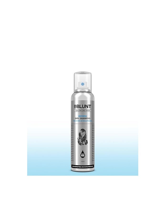 BBLUNT Refresh Dry Shampoo to Instantly Refresh & Add Volume - 150 ml | Benzene-Free | Leaves No Residue - Image 2