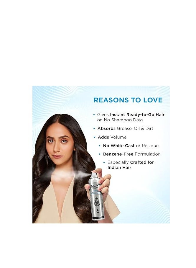 BBLUNT Refresh Dry Shampoo to Instantly Refresh & Add Volume - 150 ml | Benzene-Free | Leaves No Residue - Image 3