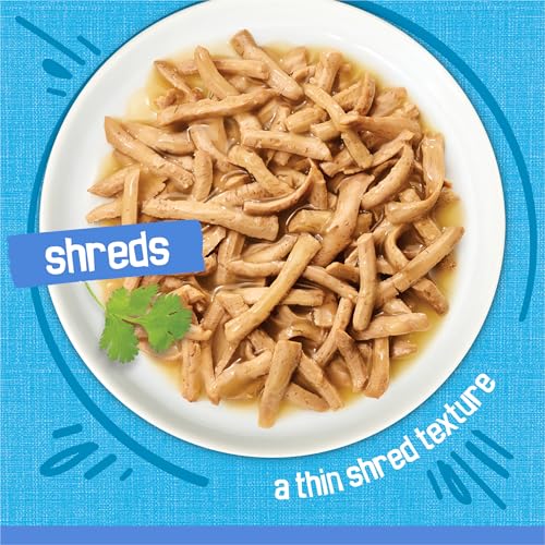 Friskies Purina Friskies Shreds With Ocean Whitefish and Tuna in Sauce Wet Cat Food - (Pack of 24) 5.5 oz. Cans - Image 4