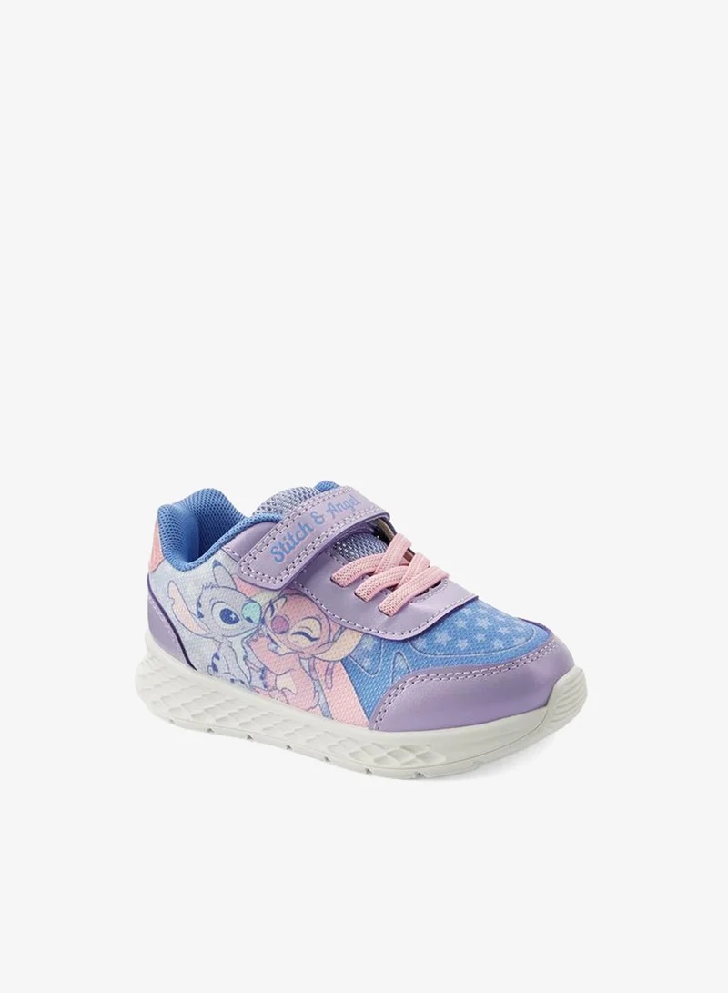Disney Disney Girls Stitch and Angle Print Ankle Sneakers