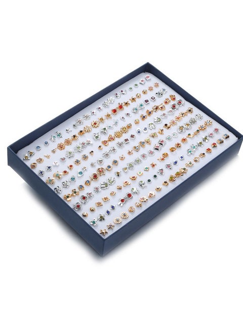 Fashionable And Minimalist Multi Hole Combination Earrings
