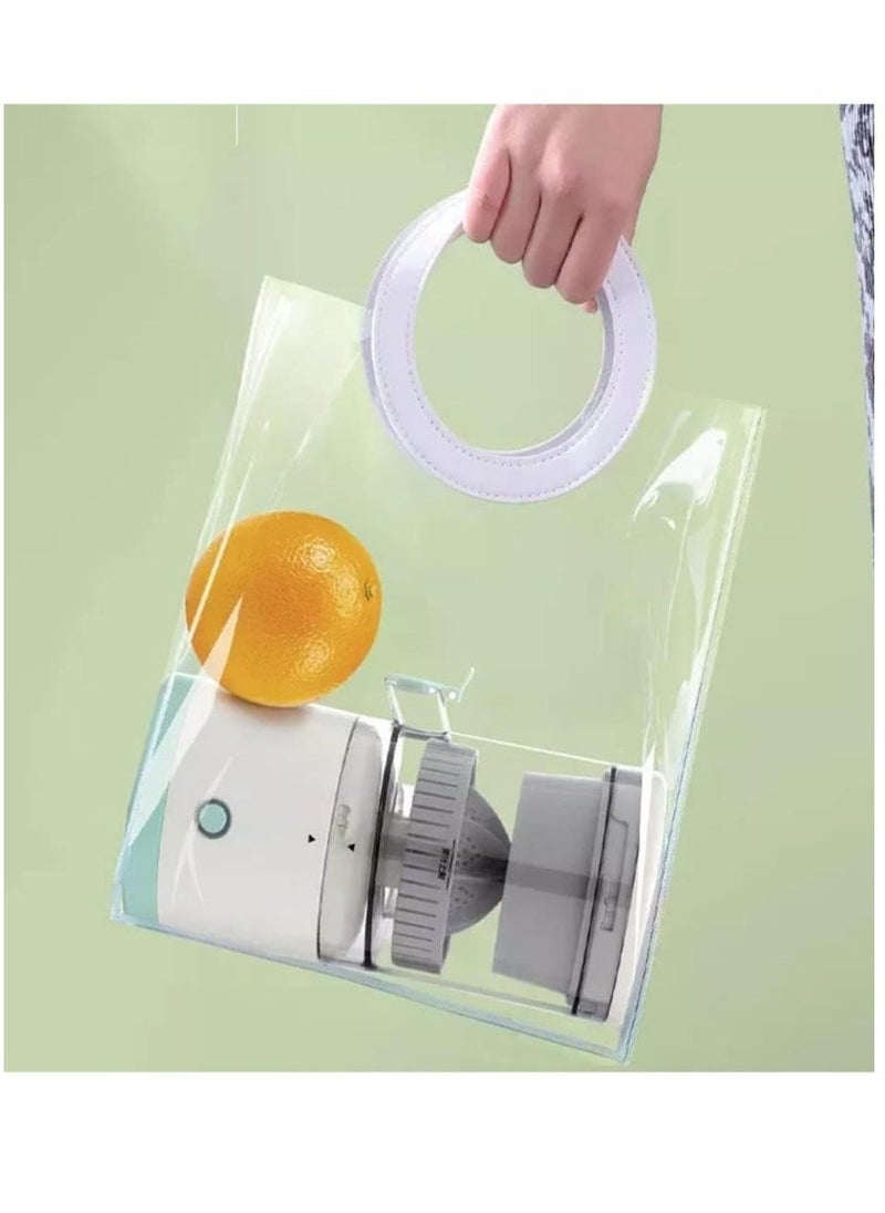 Electric Citrus Juicer, Portable Rechargeable Powerful Electric Juicer Cordless Fruit Juicer, Multifunctional 1-Button Easy Press Lemon Orange Squeezer Machine for Home & Travel Blender  - Image 5