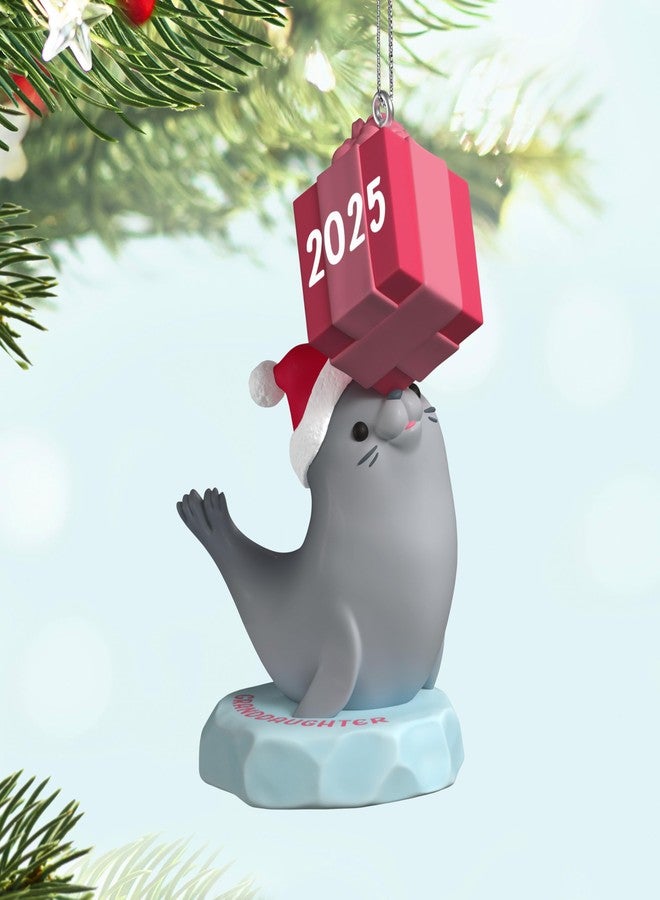 Hallmark Keepsake Christmas Ornament 2025, Granddaughter Seal 2025 - Image 3