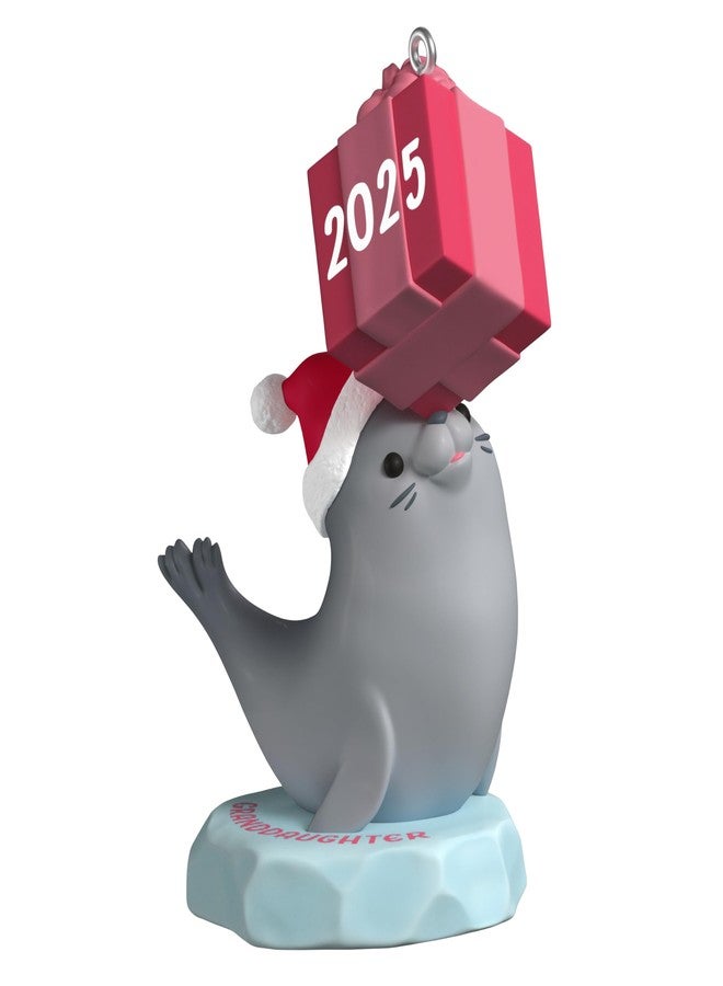 Hallmark Keepsake Christmas Ornament 2025, Granddaughter Seal 2025 - Image 1