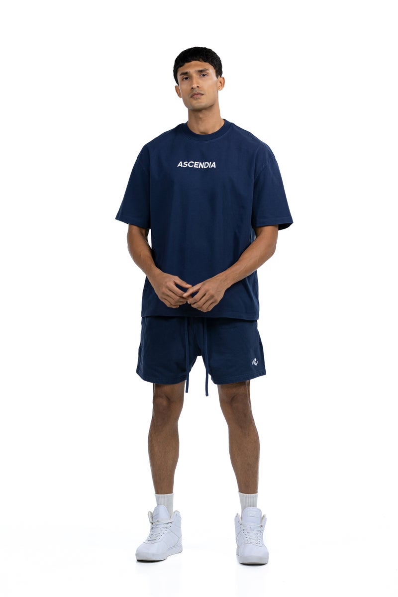 Ascendia Oversized Cotton Tee and Shorts Set for Men and Women - Image 2