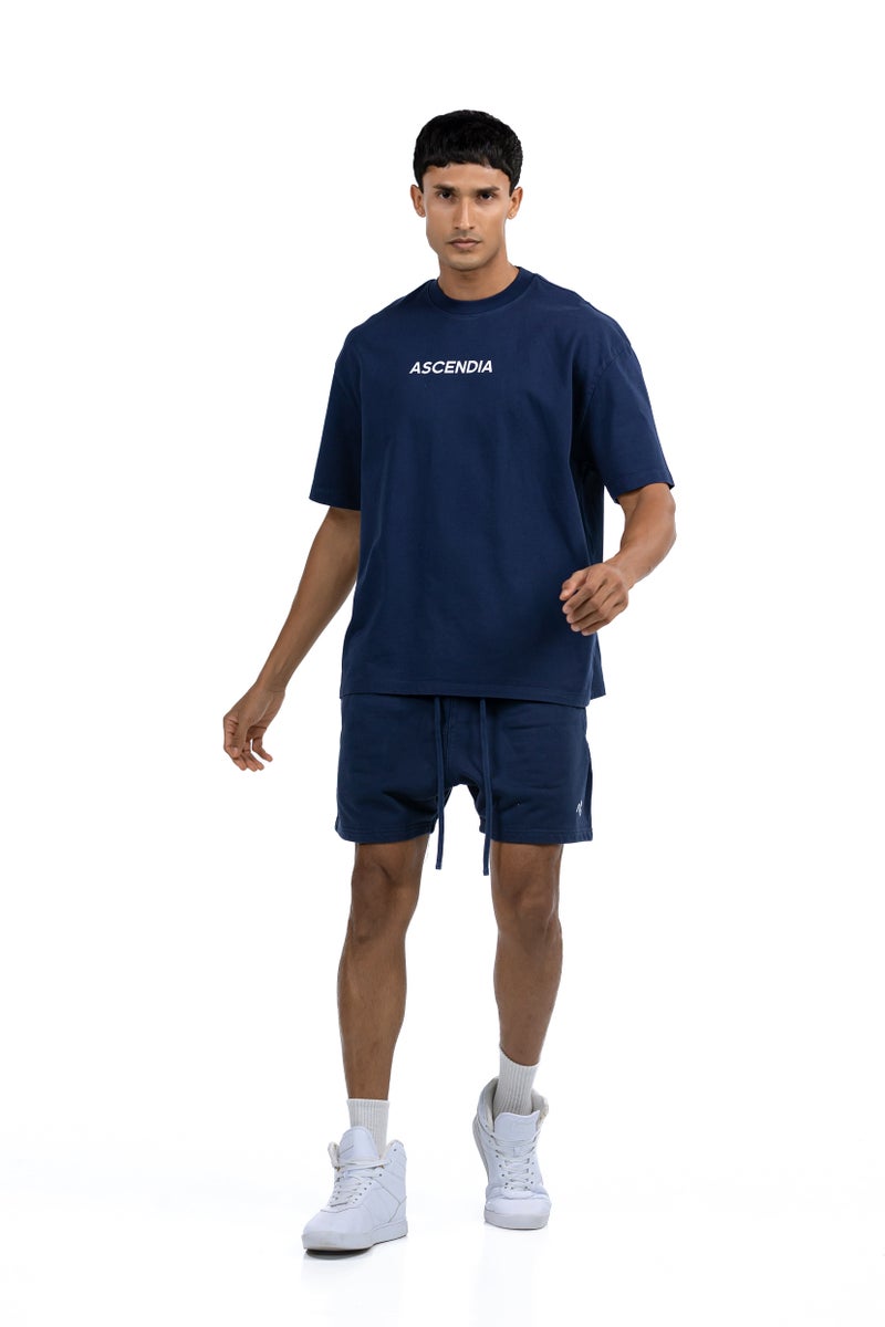 Ascendia Oversized Cotton Tee and Shorts Set for Men and Women - Image 4