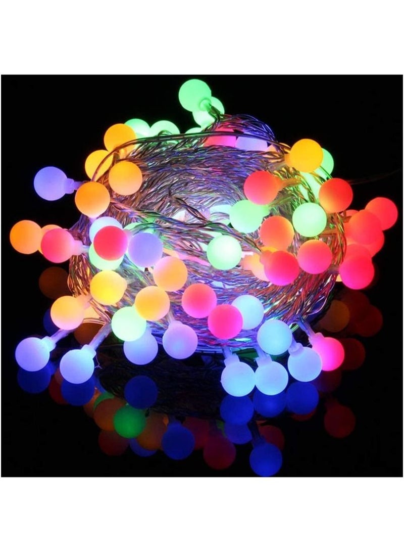 Aclix LED Globe String Lights, Ball Christmas Lights, Indoor/Outdoor Decorative Light, USB Powered, 6M, Multicolor Light - for Patio Garden Party... - Image 2