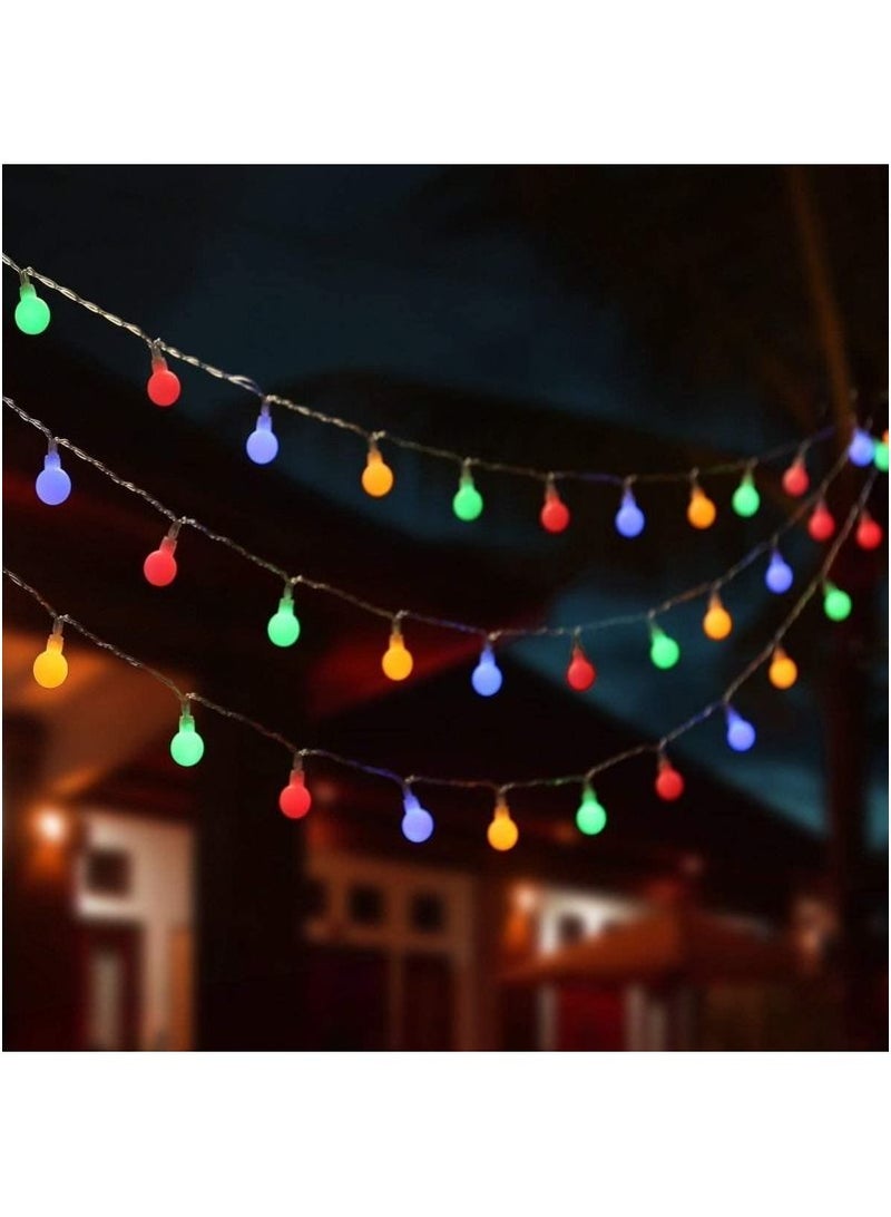 Aclix LED Globe String Lights, Ball Christmas Lights, Indoor/Outdoor Decorative Light, USB Powered, 6M, Multicolor Light - for Patio Garden Party... - Image 5