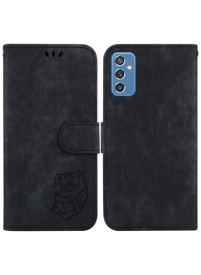 اس-توب جراب لهاتف Samsung Galaxy M52 5G جراب هاتف جلدي منقوش عليه نمر صغير - Image 1