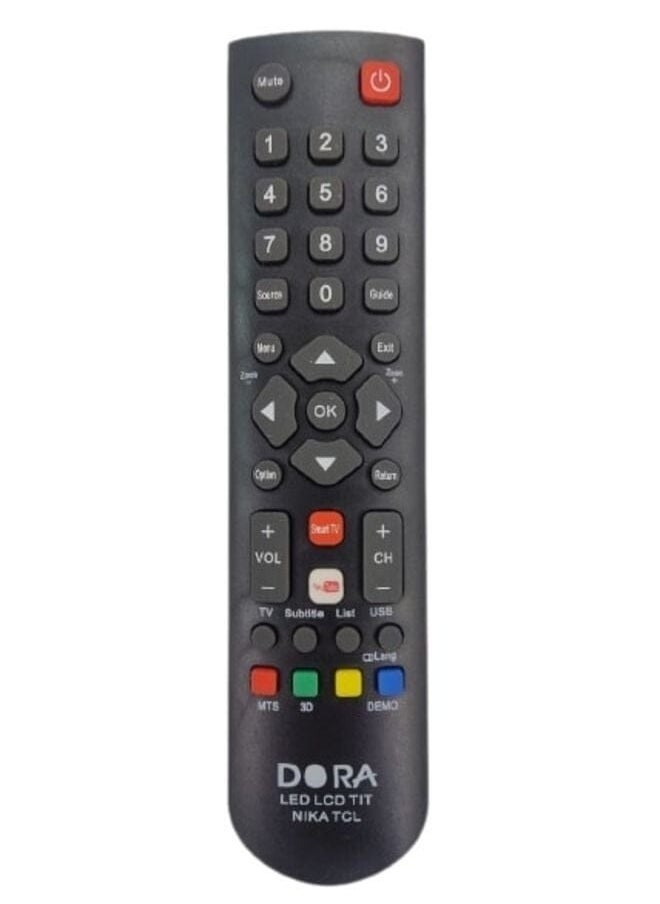 DORA - Universal Remote For Tcl Lcd Led Tv With Smart Tv Button - Image 1