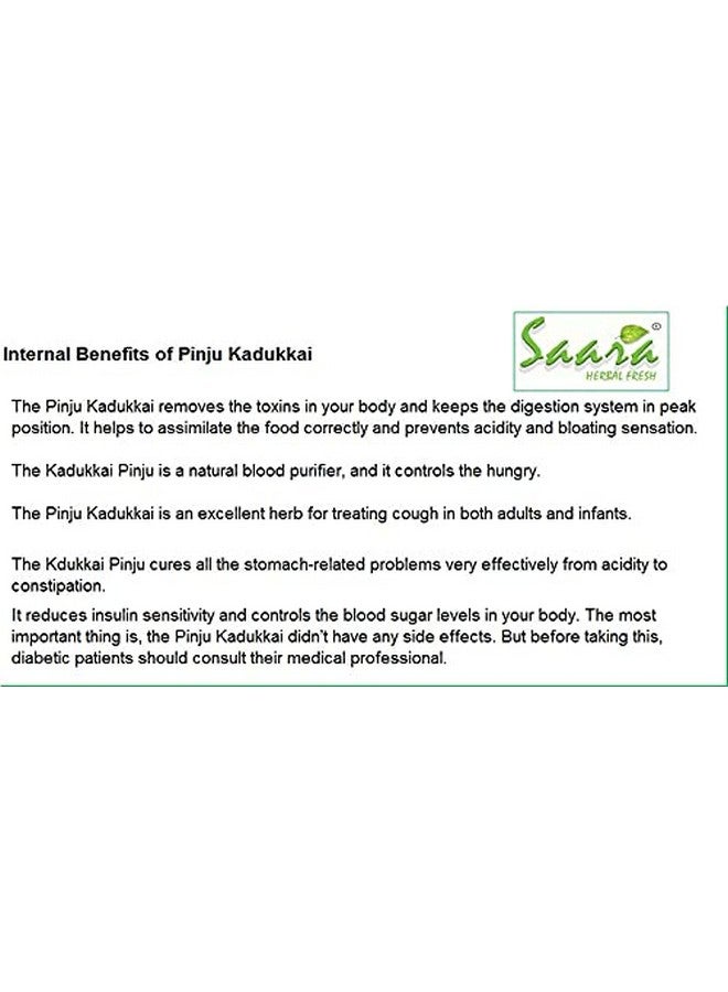 Saara مسحوق بنجو كادوكاي العشبي الطازج من سارة، 401 جرام، كاتوكاي صغير، هاراد شوتي، مسحوق كاتوكاي بنجي، تيرميناليا تشيبولا، مسحوق بلاك هيميج، (عبوة من 4 × 101 جرام) - Image 5