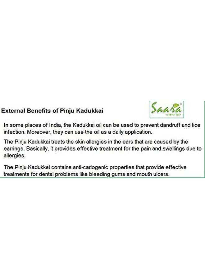 Saara مسحوق بنجو كادوكاي العشبي الطازج من سارة، 401 جرام، كاتوكاي صغير، هاراد شوتي، مسحوق كاتوكاي بنجي، تيرميناليا تشيبولا، مسحوق بلاك هيميج، (عبوة من 4 × 101 جرام) - Image 4