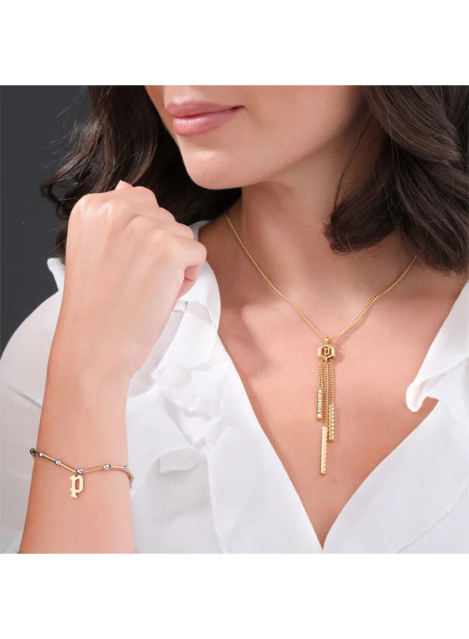 POLICE Otara Gold & Silver Bracelet for Women's