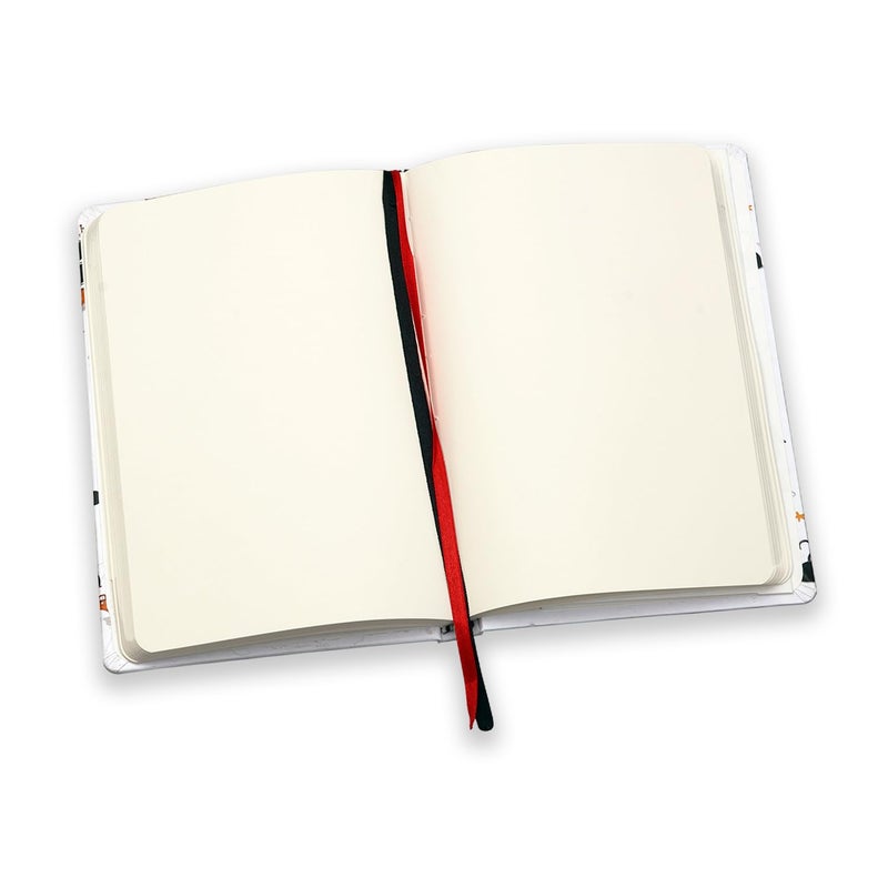COI A5 Unruled Funky Notebook 192 Pages | 80 Gsm Paper | Natural Shade Journal | Elastic Band Closure - Image 2