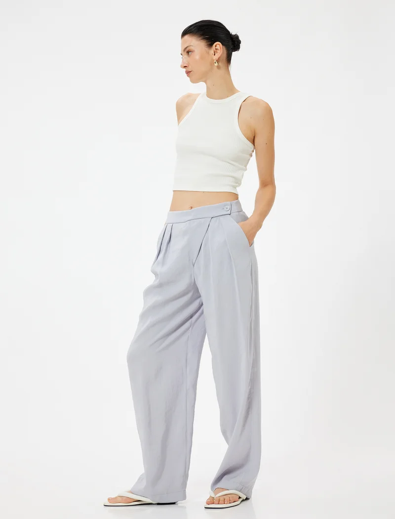 كوتون Modal Wide Leg Pants