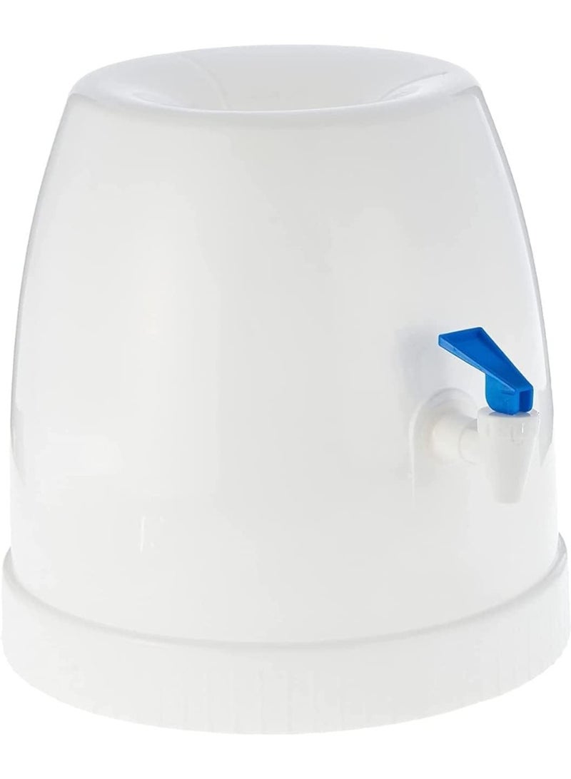 White Portable Manual Table Top Water Dispenser | Portable Mtungi Water Carrier | Water Tank and Tap for Home Gatherings School Office | Ideal for 10 &... - Image 1