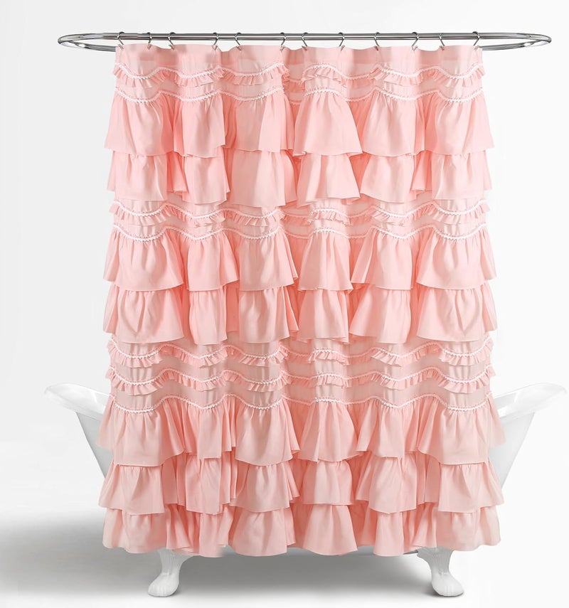 Lush Decor , Blush Kemmy Shower Curtain, 72" x 72" - Image 5