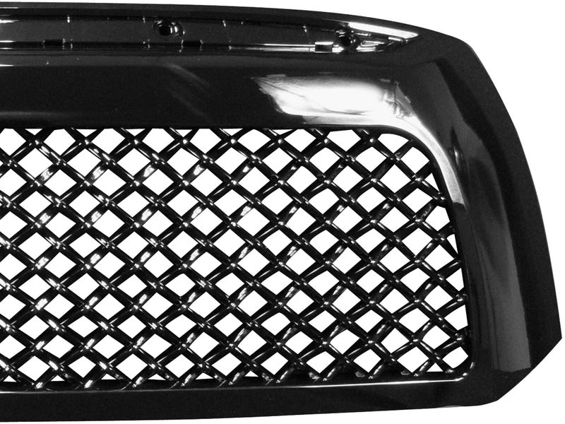 Armordillo Mesh Style Front Grille|Compatible With 2007-2009 Toyota Tundra|8720905|Piano Black|Front Hood Bumper Grille - Image 4