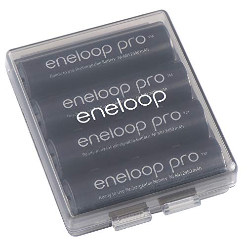 Eneloop Panasonic BQ-CASEK6SA pro Battery Storage Cases with 4AA or 5AAA Battery Capacity, Obsidian Gray (Pack of 6) - Image 2