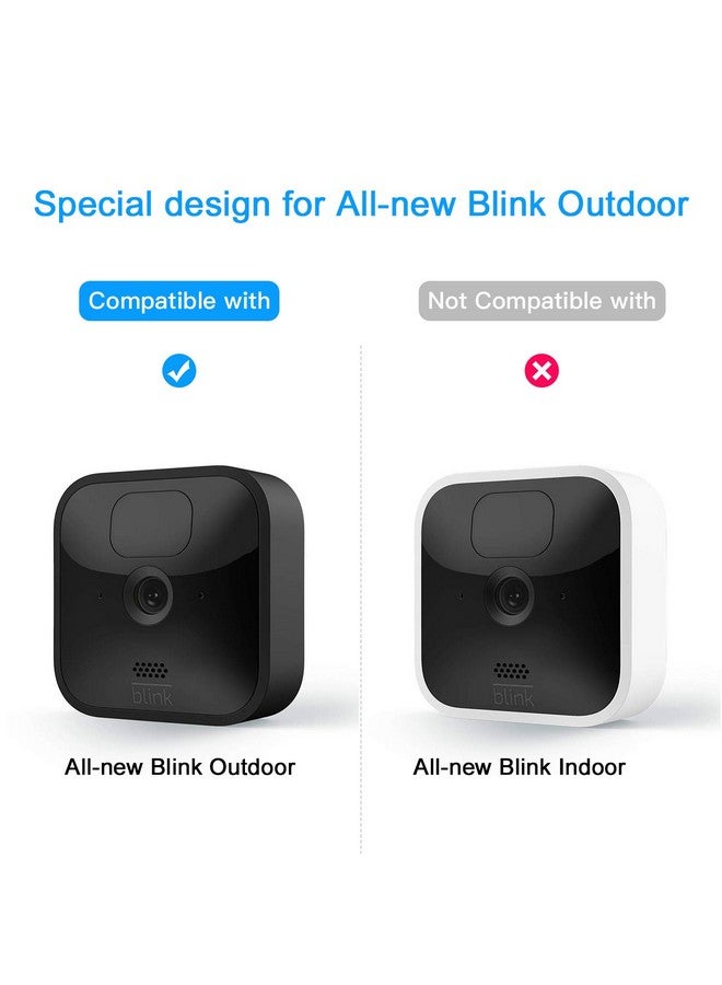 HOLACA Blink Outdoor Camera Coverbirdhouse Case For New Blink Outdoor Security Cameraholaca Silicone Skin For Blink Camera Antiscratch Protective Cover For Full Protection (2 Pack Black) - Image 3