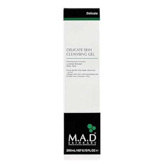 M.A.D Skincare جل تنظيف البشرة الحساسة من M.A.D للعناية بالبشرة - لطيف جداً 6.75 أونصة - Image 2