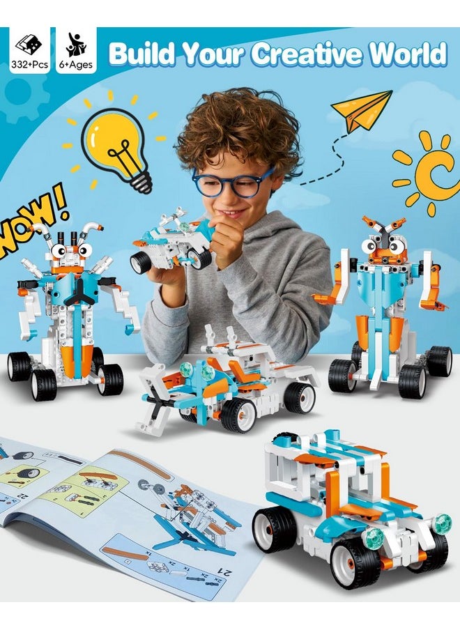 HBUDS Robot Building Kits for Kids, 12-in-1 Stem Toys for Boys Age 6-12, APP & Remote Control Educational Coding Building Sets, Programmable Robot for Kids, Rechargeable Robotic Kit Gifts for Girls Boys  - Image 2